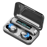 Free 2022 8D In-Ear Headphone Earbuds Hifi True Stereo BT 5.0 Waterproof Led Display TWS F9 Wireless Earphone for Mobile Phones